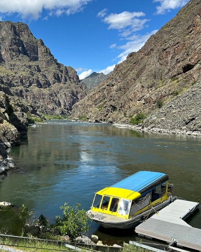 hells canyon dam boat dock